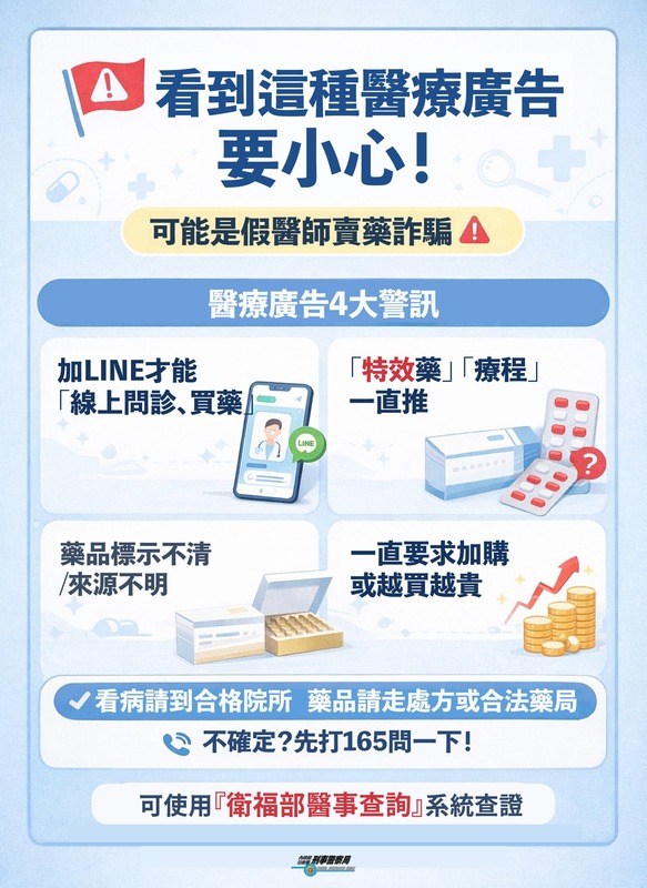 反詐騙宣導-醫療詐騙