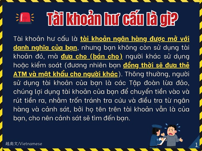 外籍人士反詐騙宣導-越南文vietnamese圖片