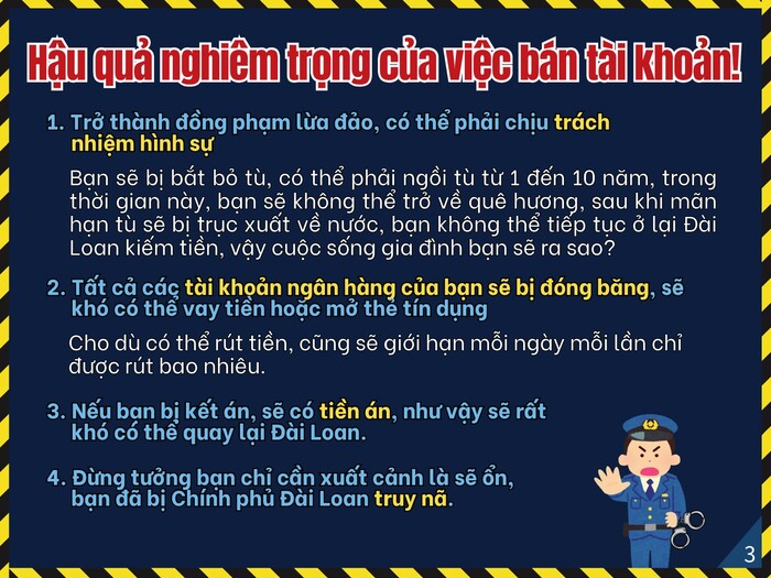 外籍人士反詐騙宣導-越南文vietnamese圖片