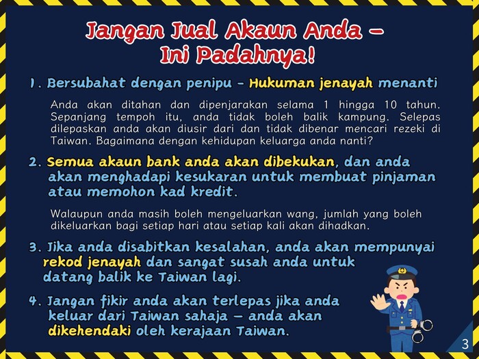 外籍人士反詐騙宣導-馬來文Malaysian圖片