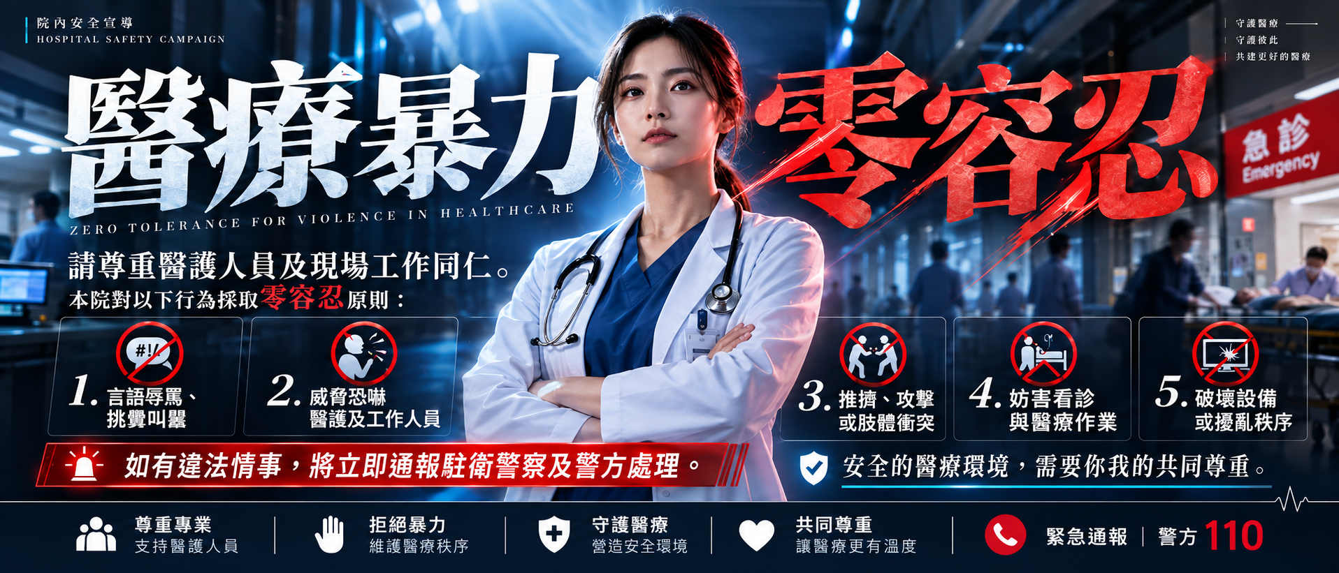 醫療暴力零容忍